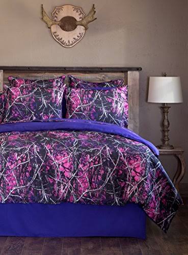 Queen 4 Piece Camo Comforter Bedding Set Z1057