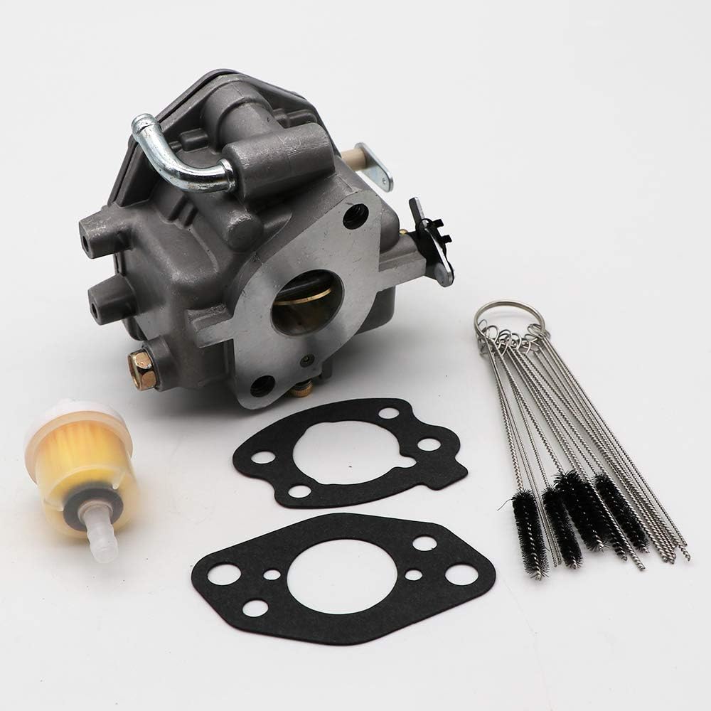 Carburetor with Carbon Dirt Jet Cleaner Tool Kit & Fuel Filter Mounting Gasket Pack of 2 V877779