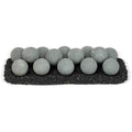 24 x 8 in. Cape Gray Lite Stone Ball Uniform Set F447106