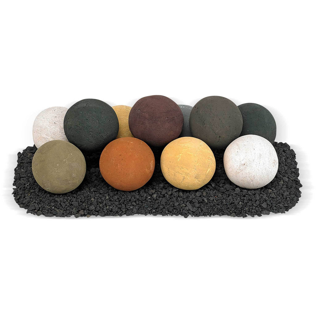 24 x 8 in. Cape Gray Lite Stone Ball Uniform Set F447106