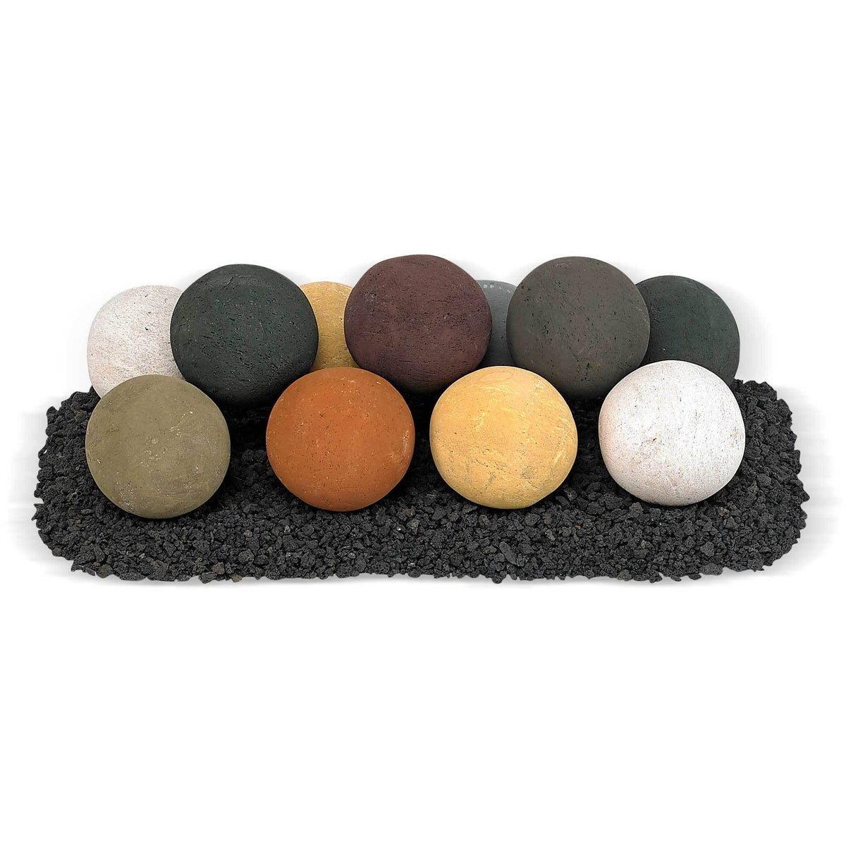 24 x 8 in. Cape Gray Lite Stone Ball Uniform Set F447106