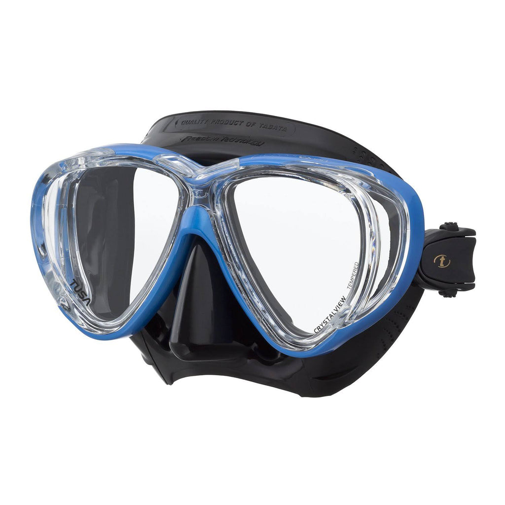 Black/Fist Tale Blue Diving Mask W92883
