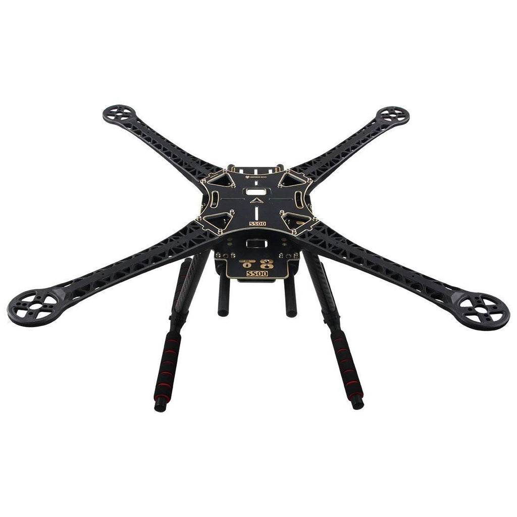 Quadcopter Fuselage Frame Kit PCB Version with Carbon Fiber Landing Gear Skid U498292