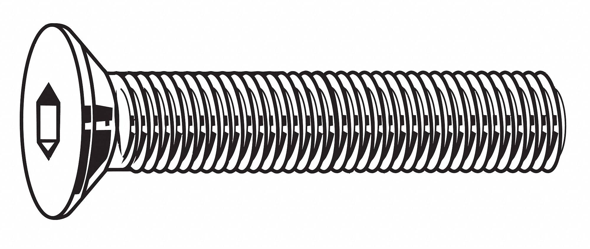 Flat Steel Screw #4-40X1/2 P629469