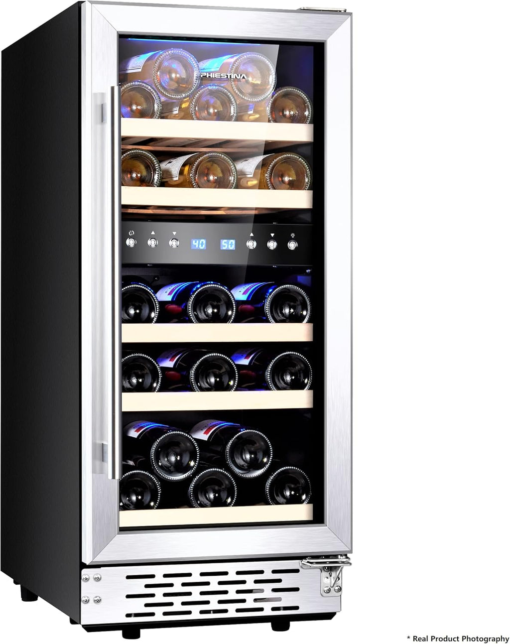 15 Inch Dual Zone Wine Cooler Refrigerator X513869