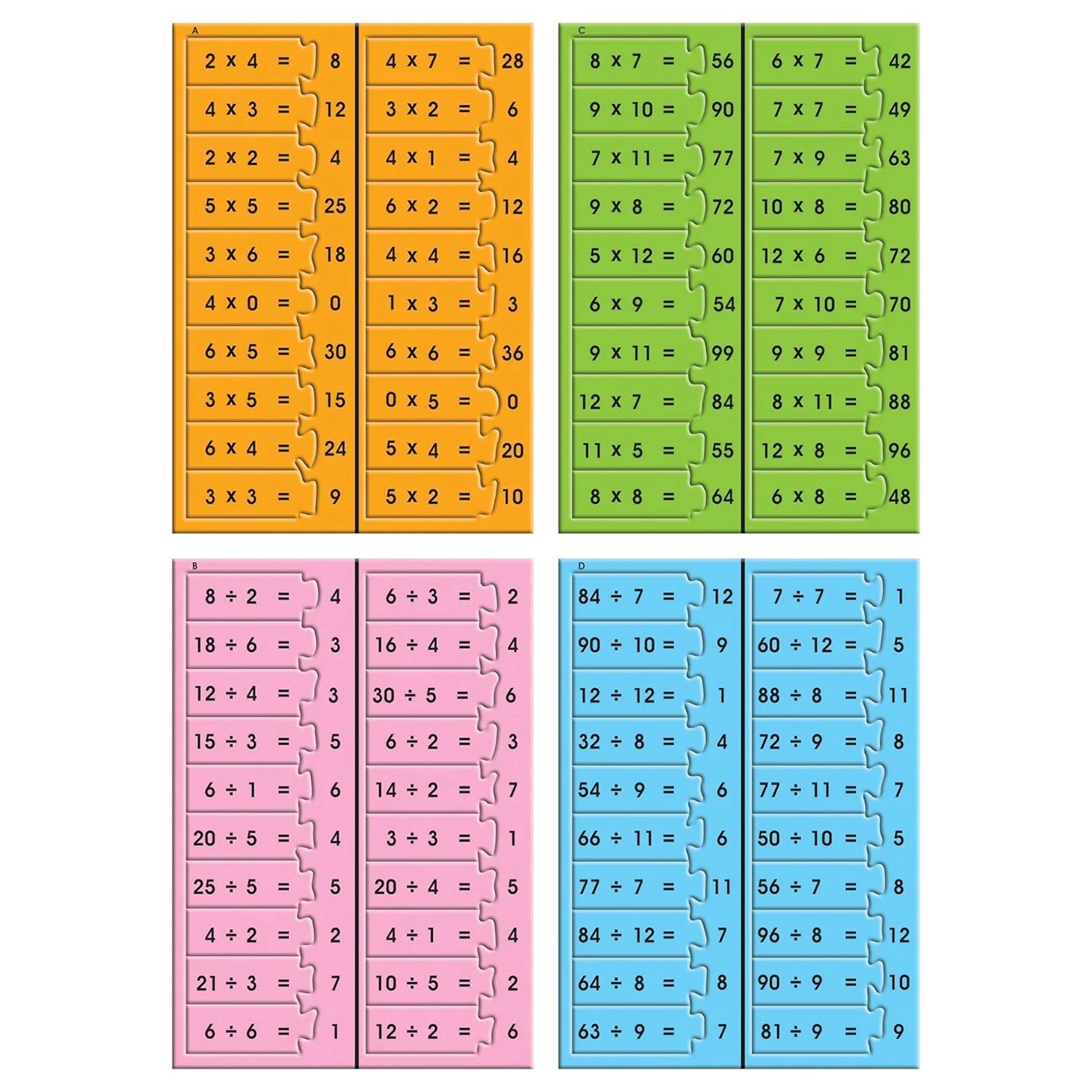 80 Self-Correcting Pieces Educational Puzzle Set L75405