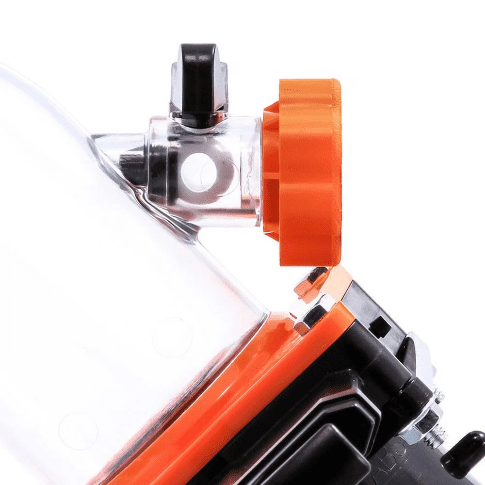 Camper/RV Tank Rinser with 45-Degree Angled Clear Elbow & Gate Valve S858