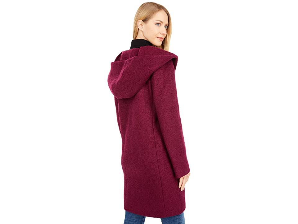 Purple Wool-Blend Coat B920