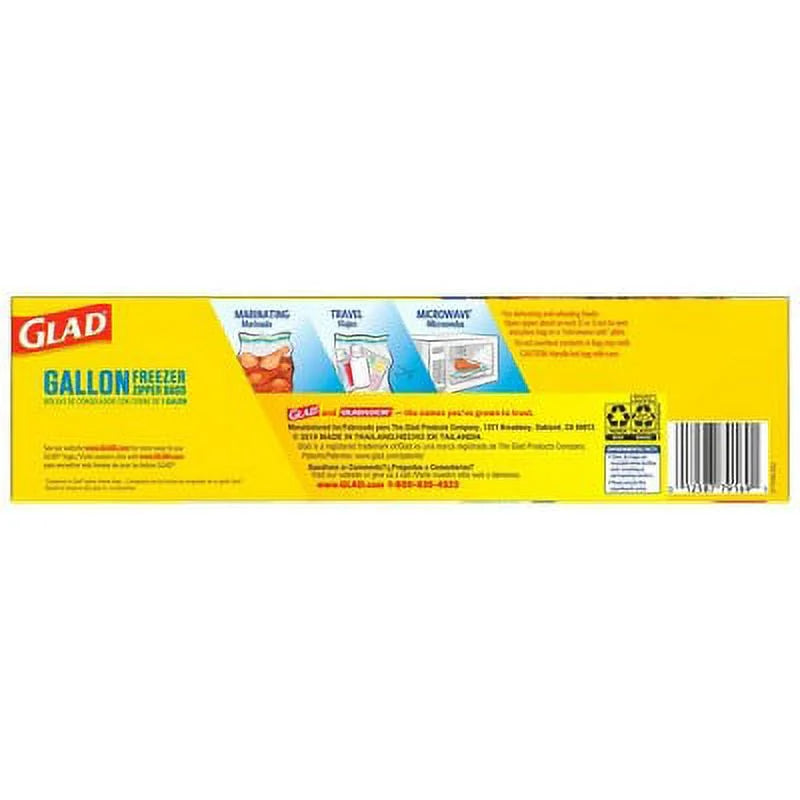Zipper Freezer Storage Gallon Bags (Pack of 16) N964