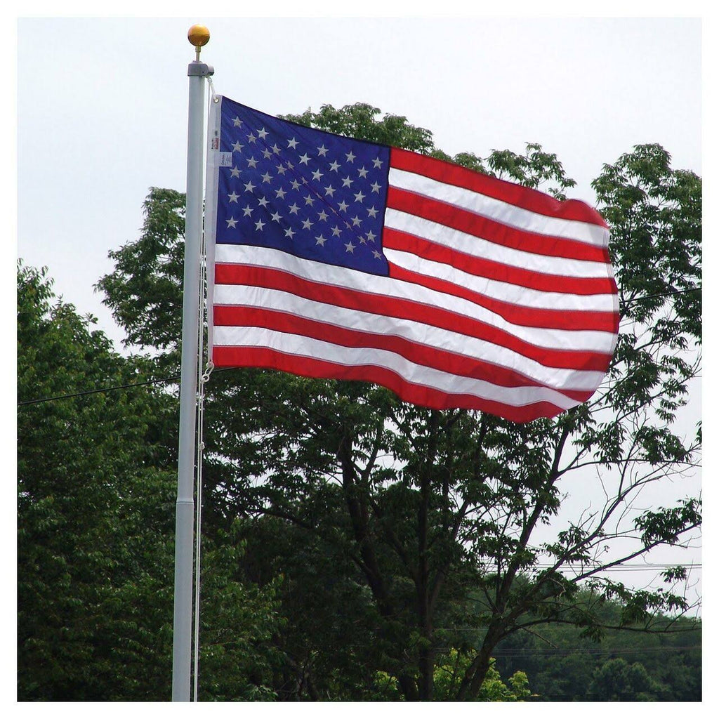 20ft Residential Flagpole with Nylon Flag 3ft x 5ft H431