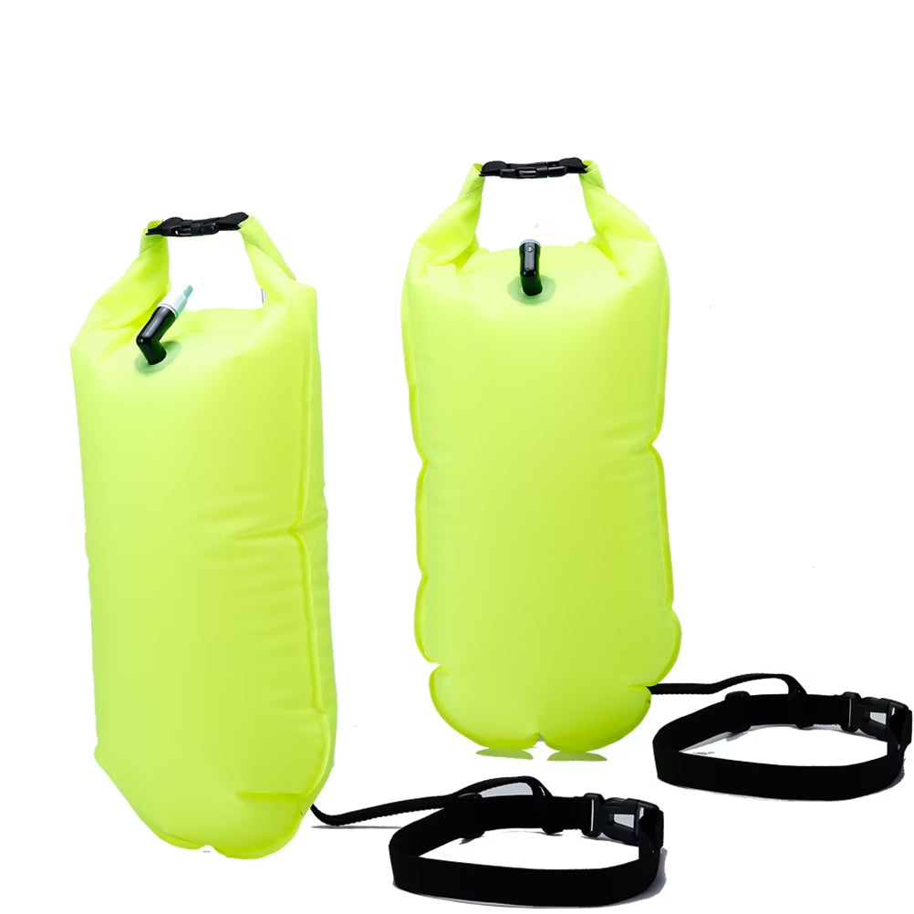 Yellow Ultralight Open Water Swim Safety Float Bag P7371