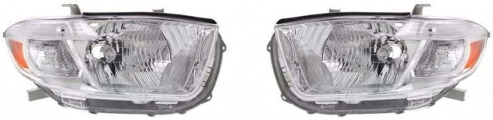 Passenger Side Headlight Assembly for 2008-2010 Toyota Highlander V943669