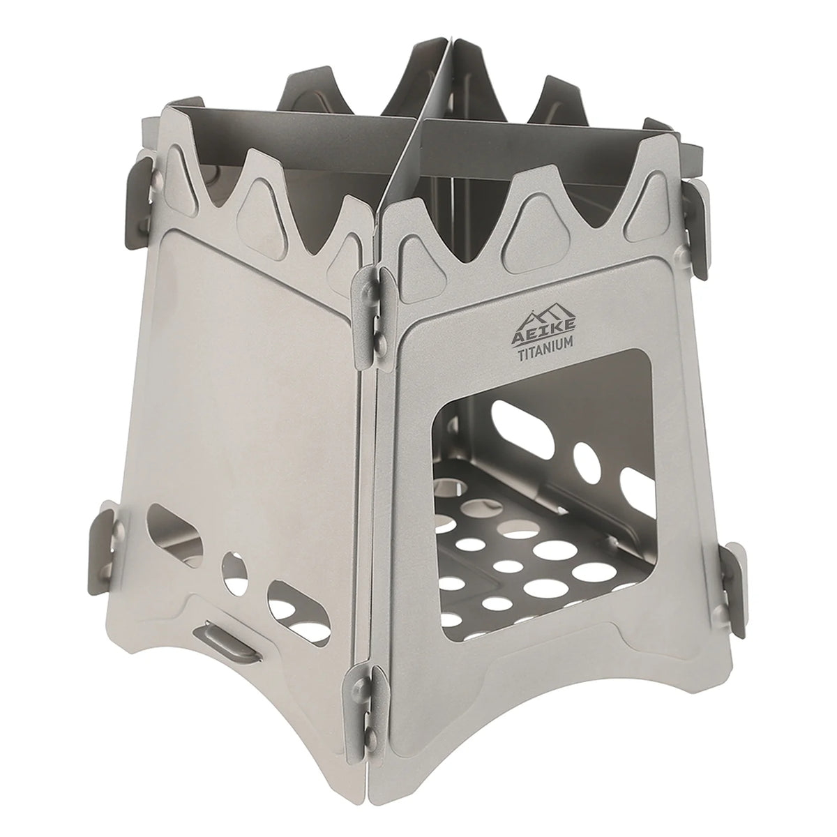 Titanium Wood Burning Backpacking Stove for Cooking V74083