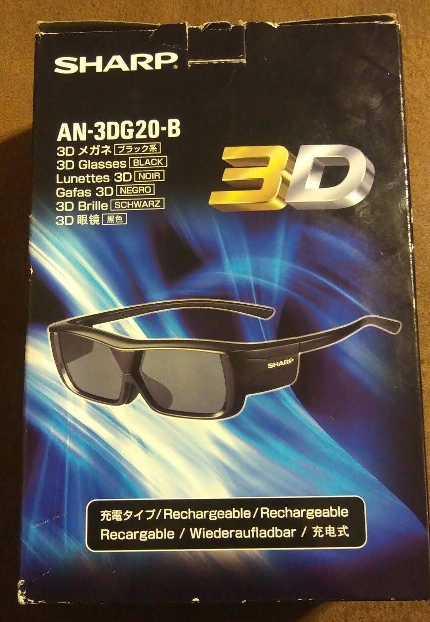 Black 3D Glasses E2295