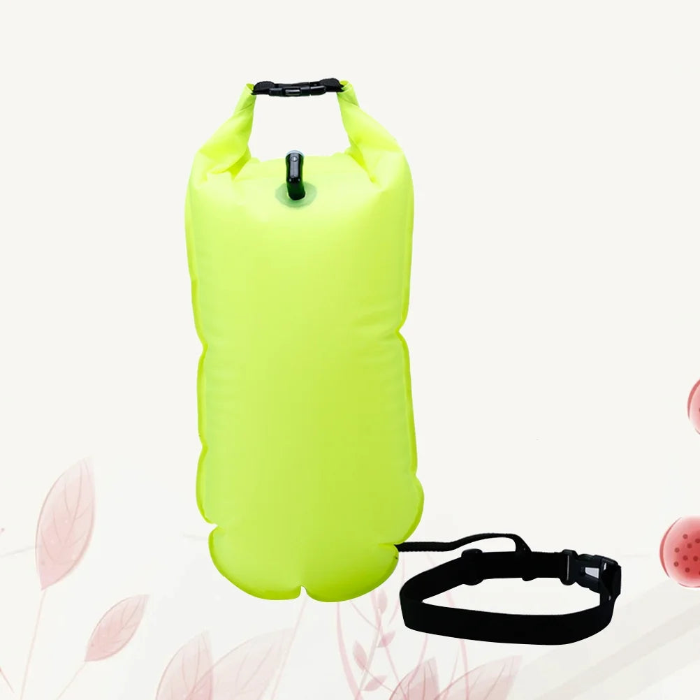 Yellow Ultralight Open Water Swim Safety Float Bag P7371