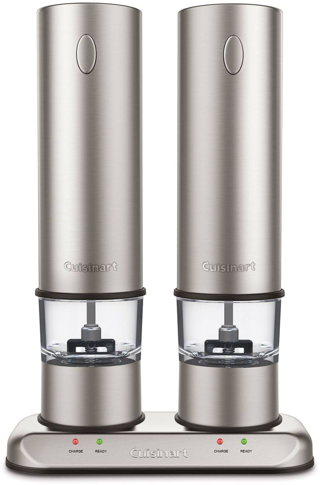 Brushed Stainless Steel Electric Salt & Pepper Mill Set E75939