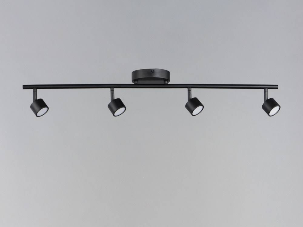 Satin Nickel 4-Light Fixed Rail Track Light U494020
