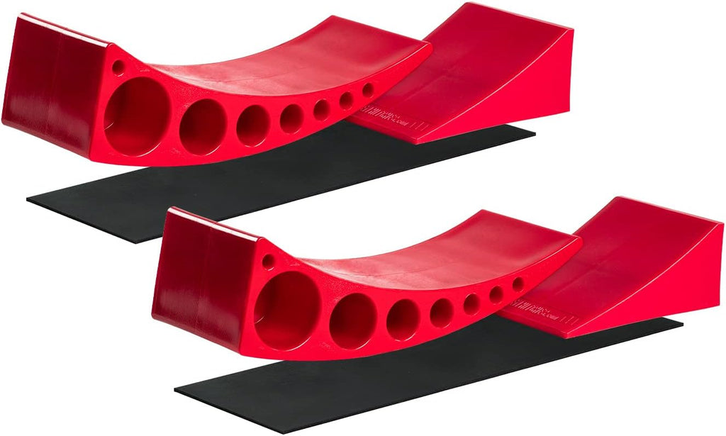 Single Camper Leveler Block with Rubber Mat Q5636