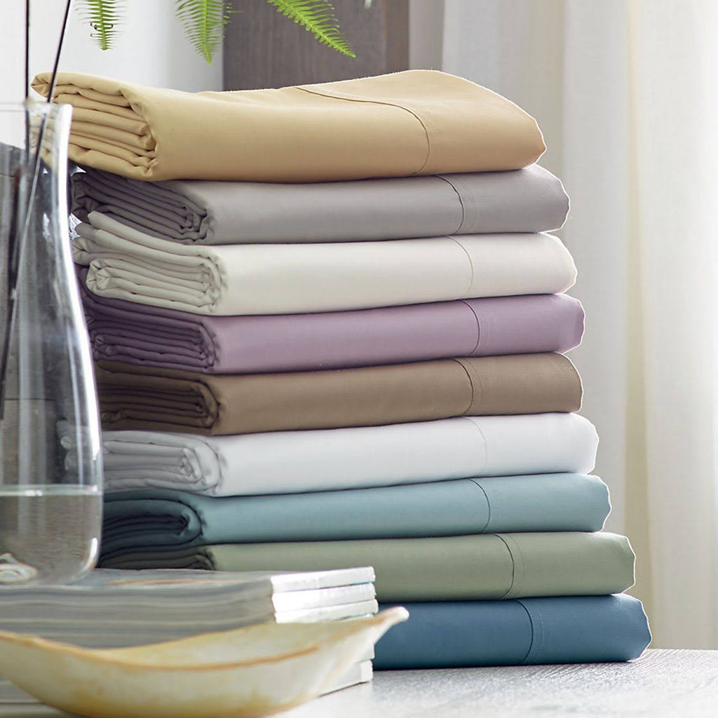 Midnight Blue 450 Thread Count Supima Cotton Sateen California King Deep Pocket Sheet S122098