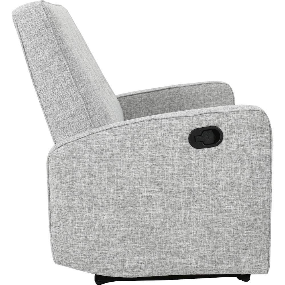 Light Gray Tweed Loveseat Recliner A38329