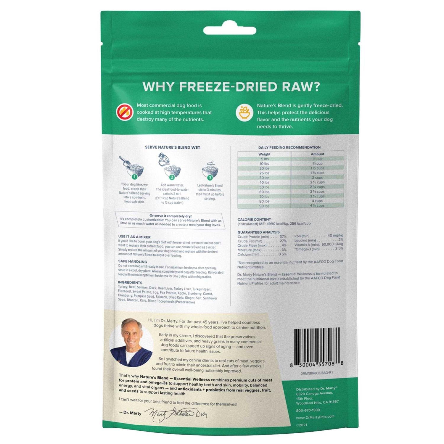 Freeze Dried Raw Dog Food D83104