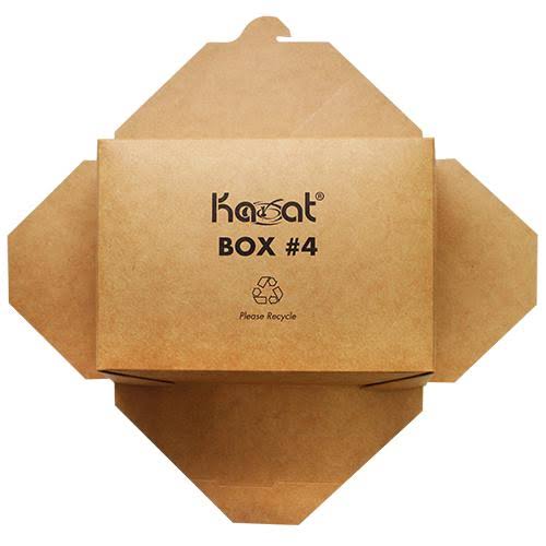 Kraft Fold-To-Go Boxes, 110 oz, Case of 160 T8826