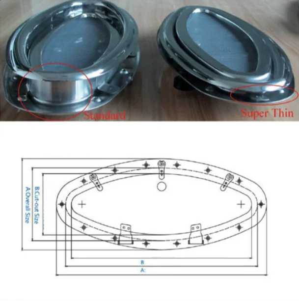 Stainless Steel Boat Porthole D987