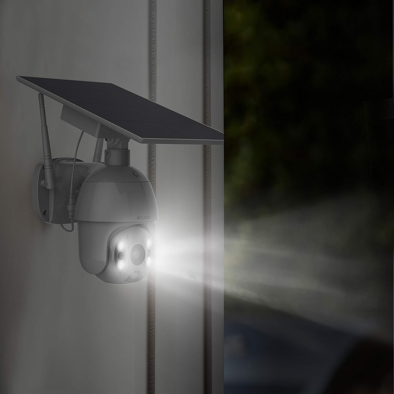 Wireless WiFi Solar Battery Powered Outdoor Security Camera with 360° View J93417