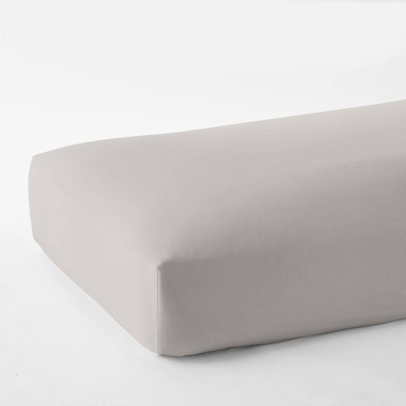 Supima Cotton Sateen Fitted Sheet, Sterling Gray, California King H313