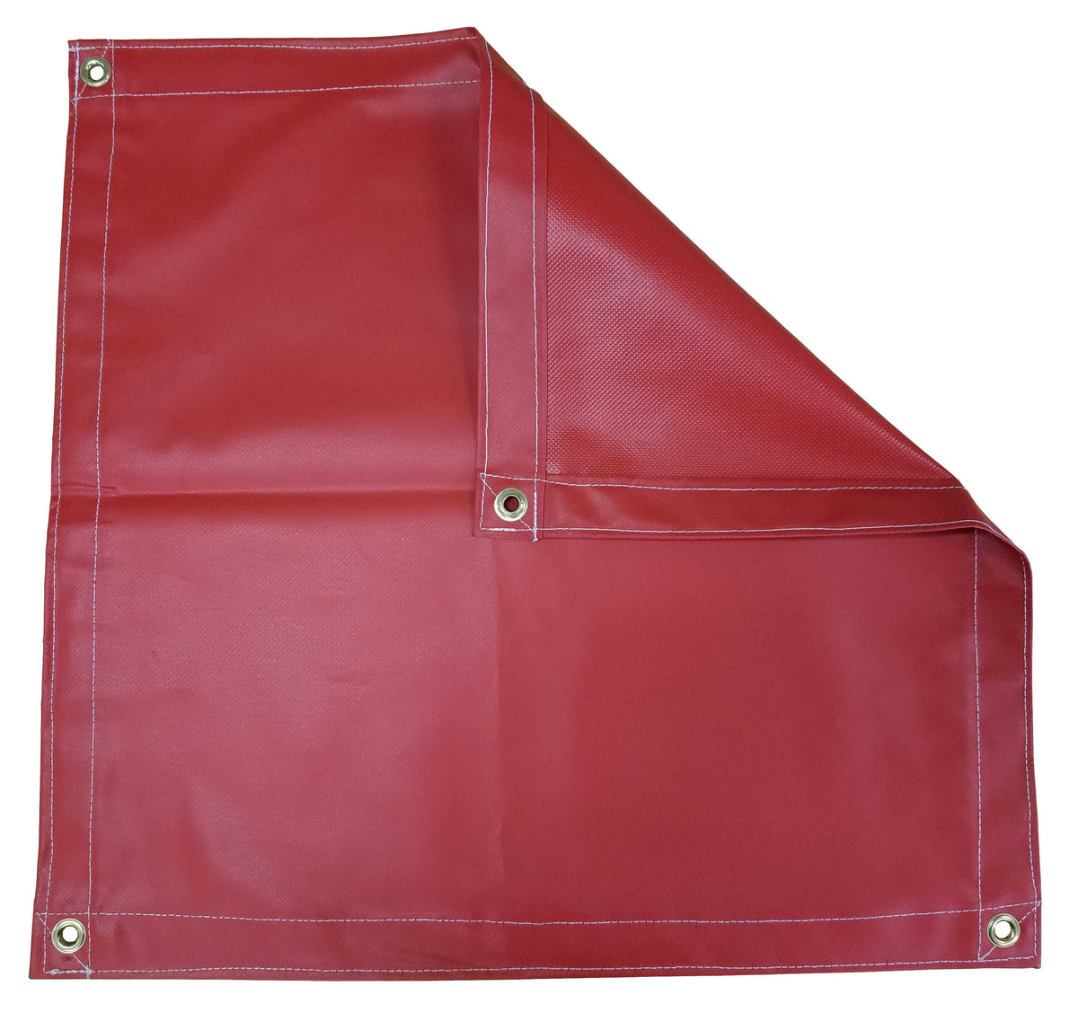 10x10 Red Vinyl Coated Tarp 18 oz. I64367