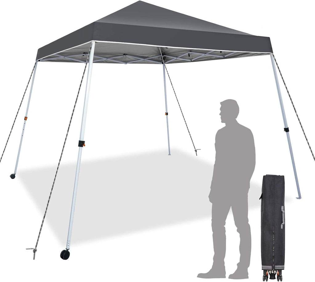 10x10 Ft Pop Up Canopy Tent with Carry Bag (Blue) L8706
