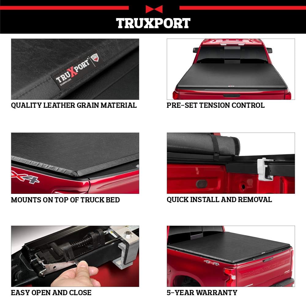 TruXport Soft Roll Up Truck Bed Tonneau Cover C52664