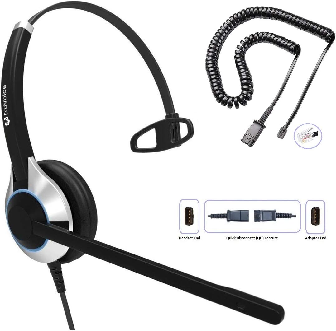 Headset with Noise Canceling Microphone & HD Speakers M7806