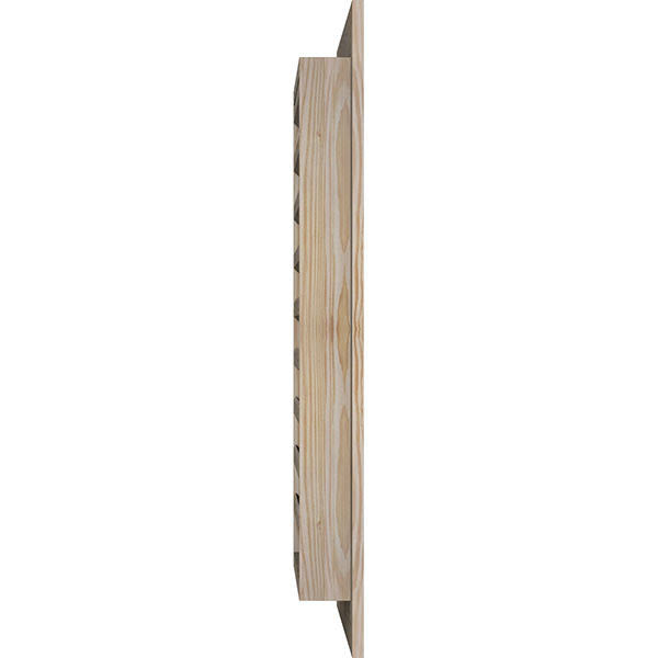 28-in W x 22-in H Vertical Gable Vent Unfinished Smooth Pine K343354