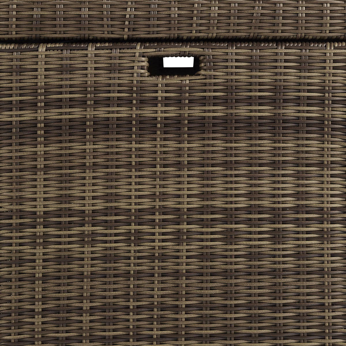 Weathered Brown Wicker Patio Deck Box O267