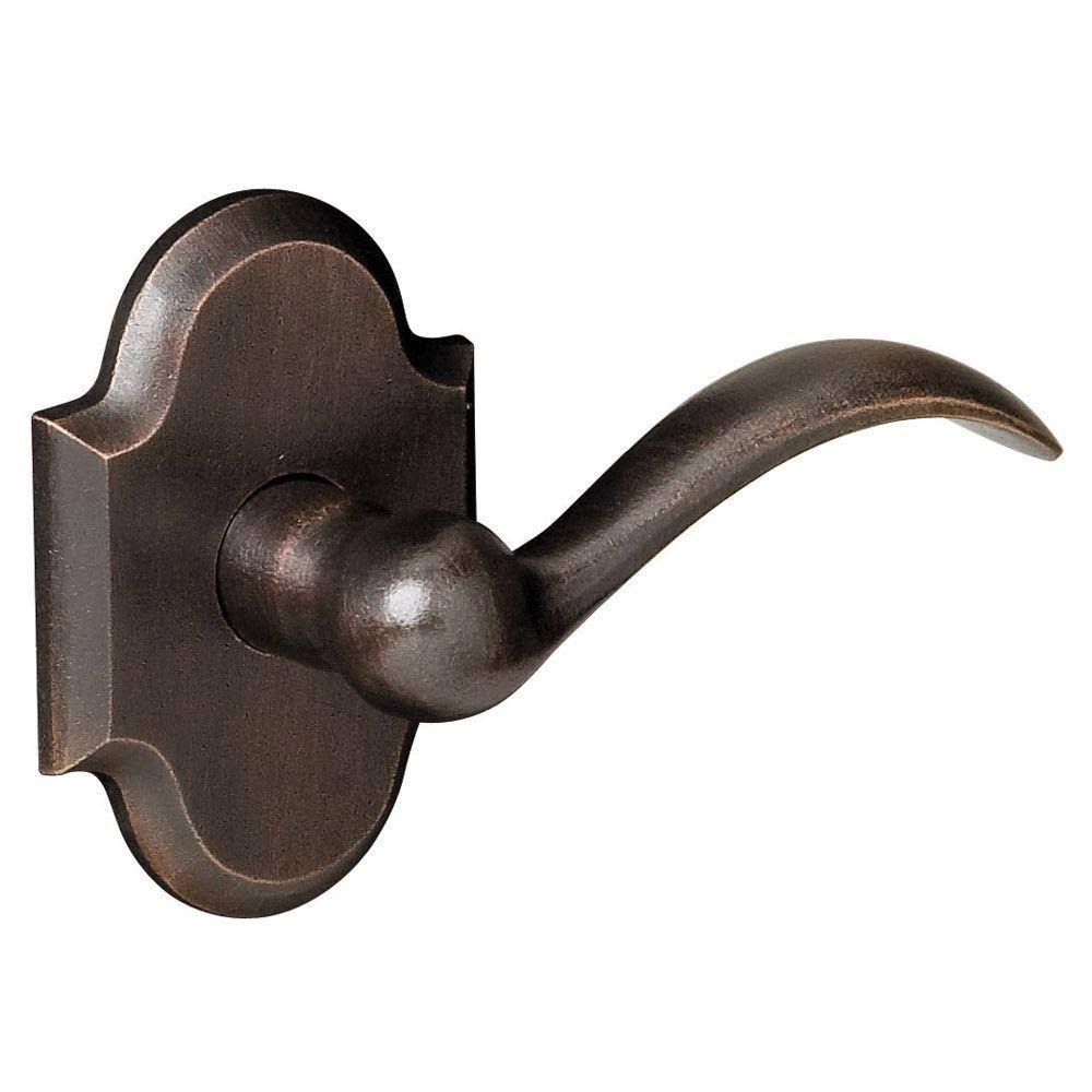 Passage Lever Set Distressed Oil Rubbed Bronze D618508