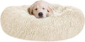 Beige Machine Washable Donut Pet Bed J548