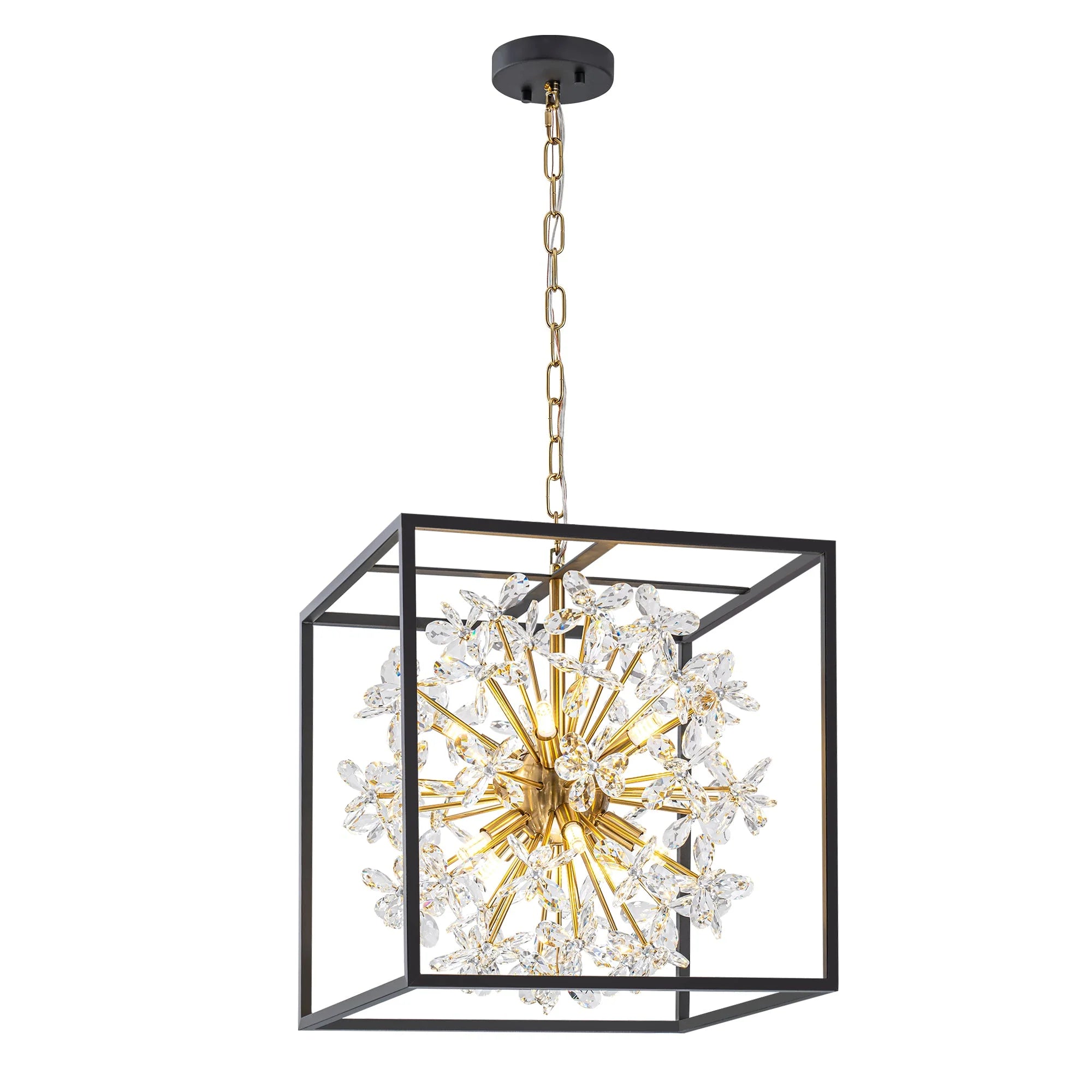 10-Light Dimmable Crystal Chandelier K4680