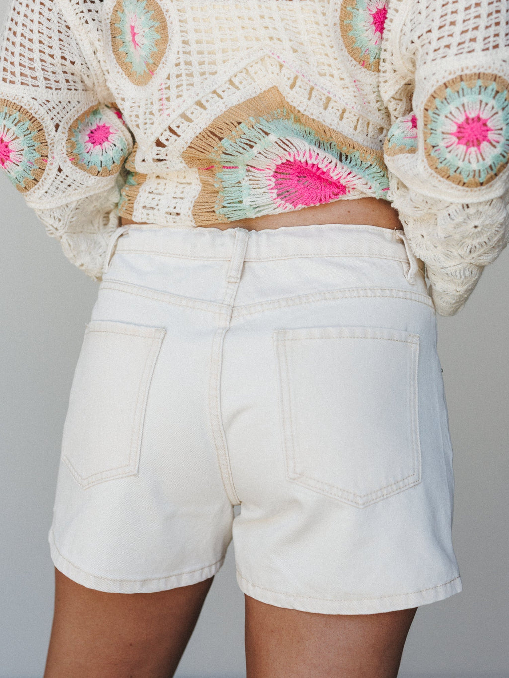 Clementine Shorts - Cream