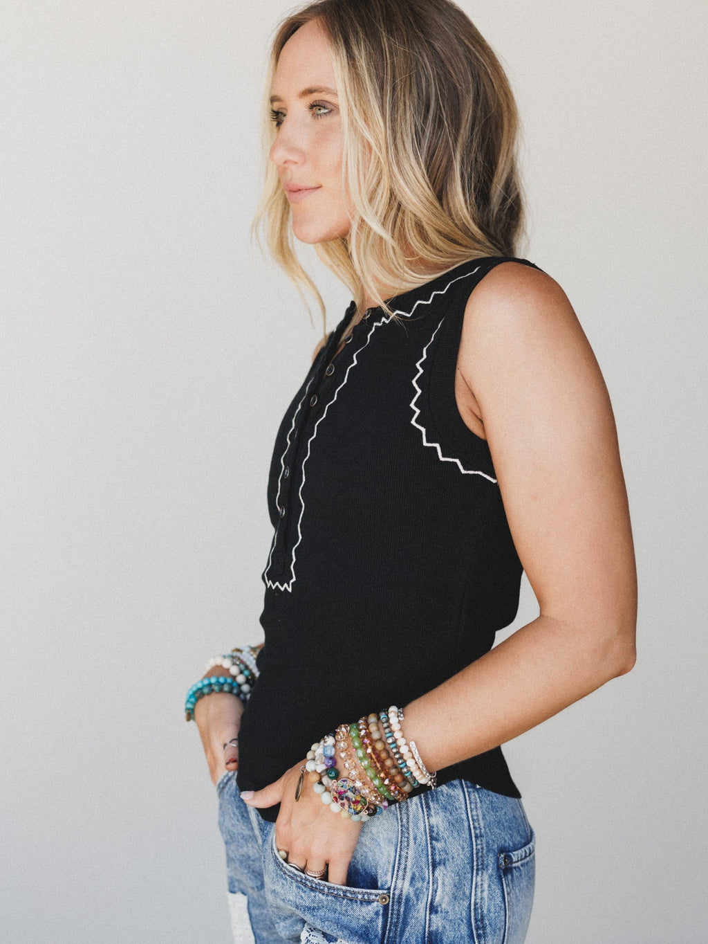 Capri Tank - Black