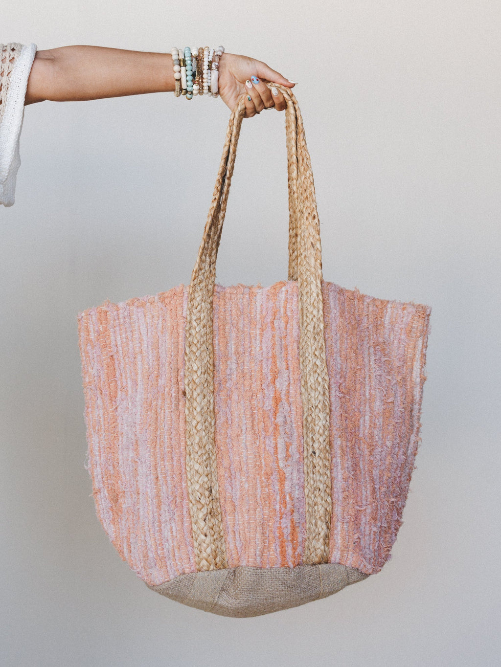 Zinnia Tote Bag  - Orange Multi