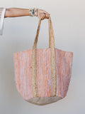 Zinnia Tote Bag  - Orange Multi