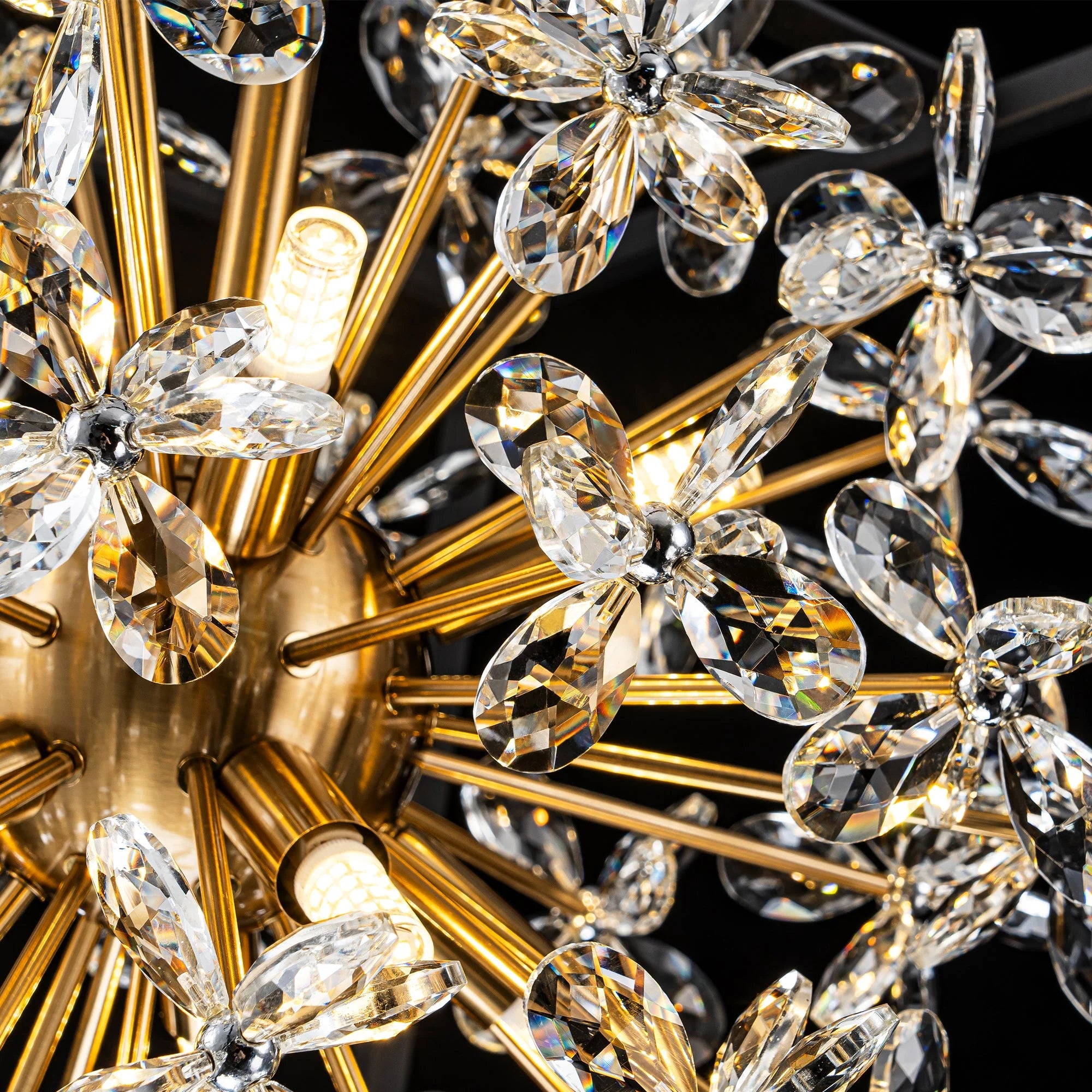 10-Light Dimmable Crystal Chandelier K4680
