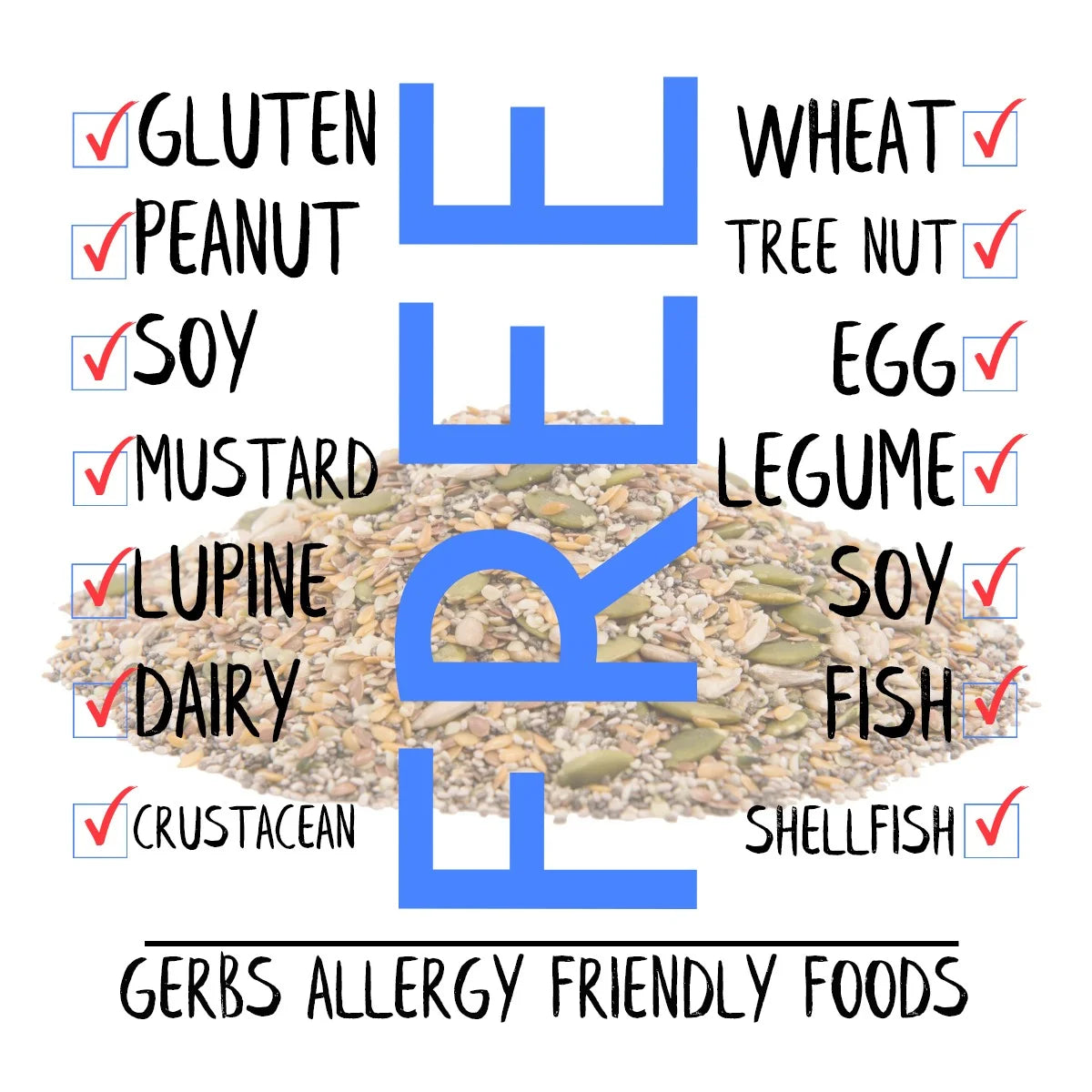Top 14 Food Allergy Free Dried Fruit and Seed Mixes J8754