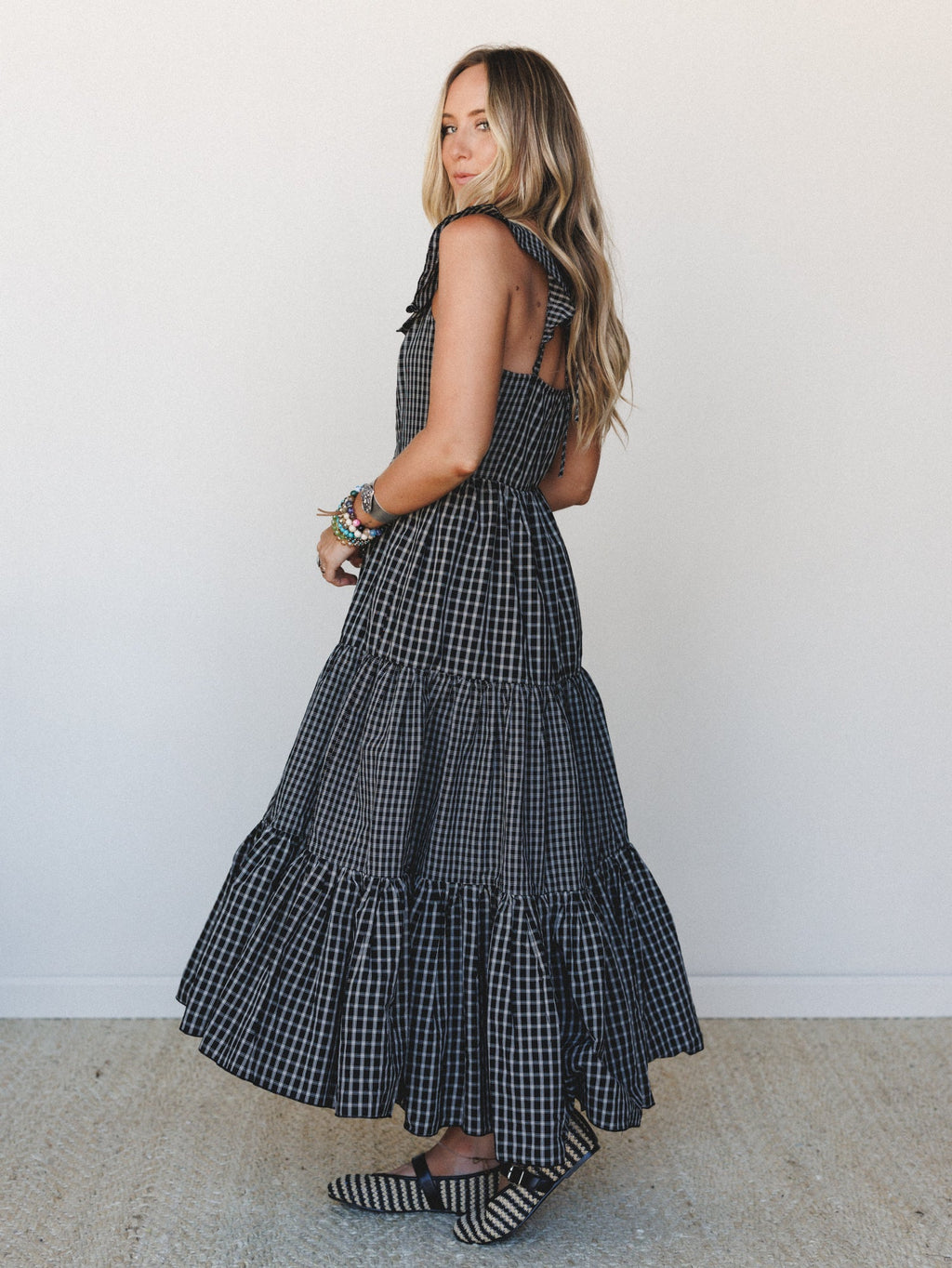 Fall Meadows Dress - Black