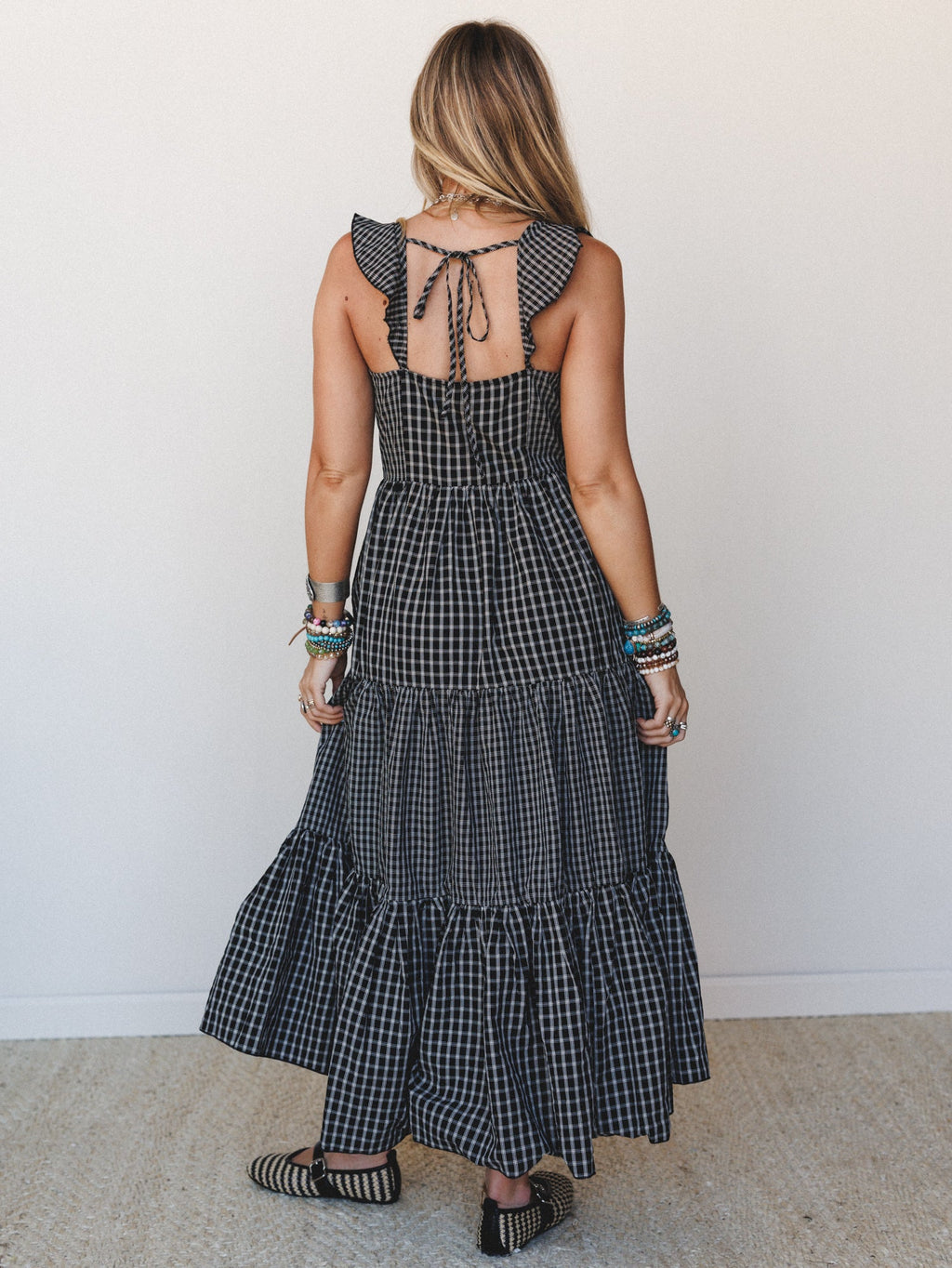 Fall Meadows Dress - Black