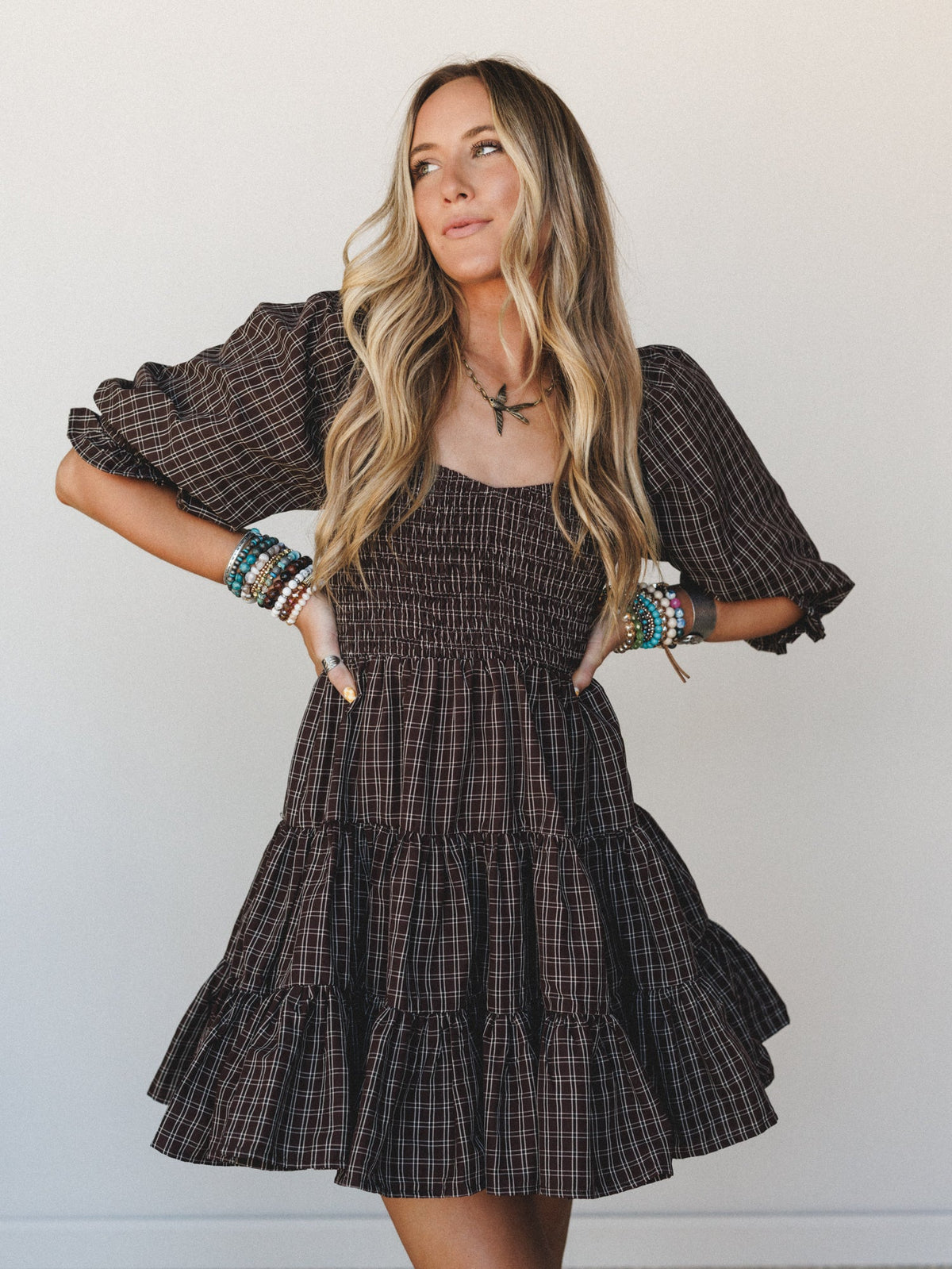 Fall Moments Dress - Chocolate