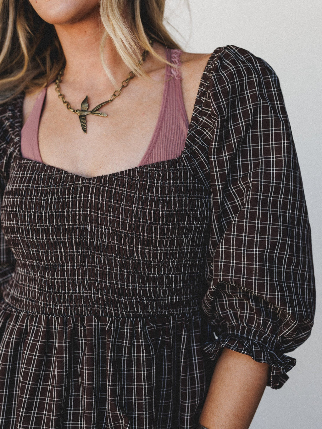 Fall Moments Dress - Chocolate