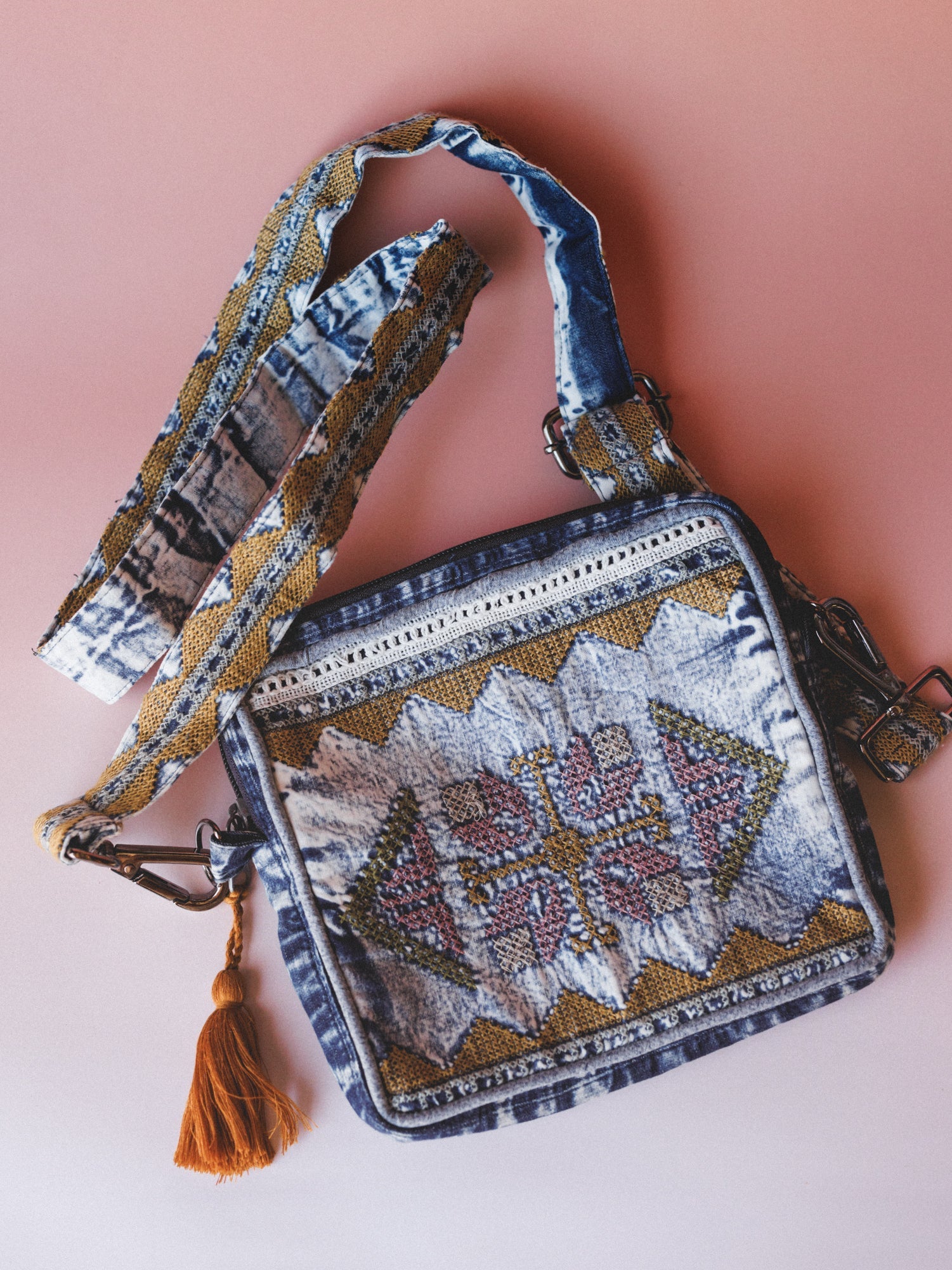 Afternoon Trips Crossbody Bag - Denim
