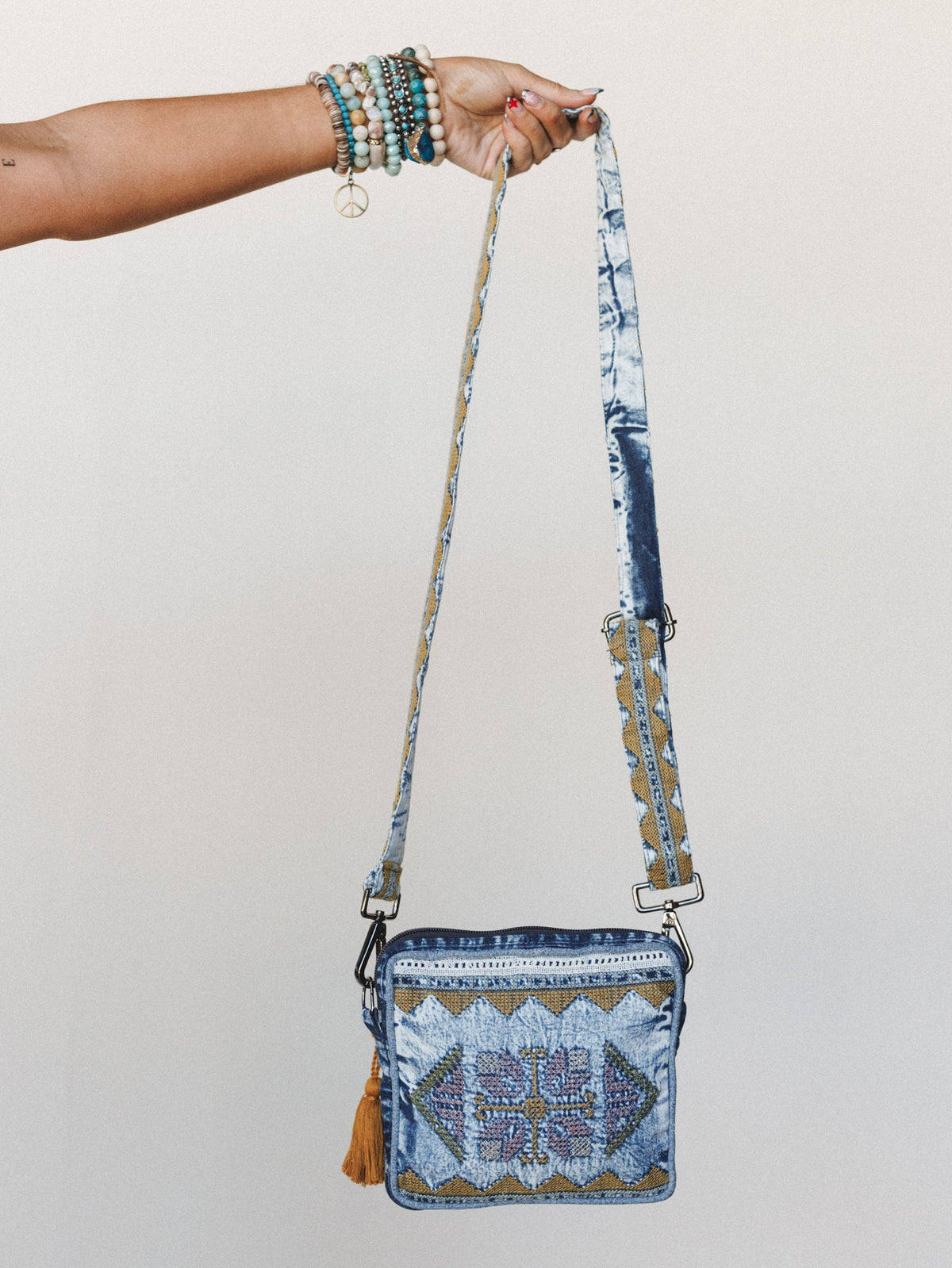 Afternoon Trips Crossbody Bag - Denim